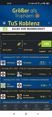 TuS Koblenz android App screenshot 1