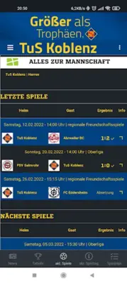 TuS Koblenz android App screenshot 2